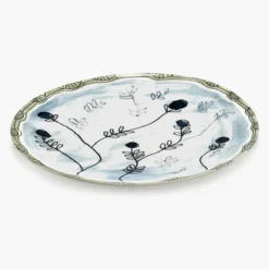 Talerz Obiadowy Midnight Flowers 28 Cm Mirtillo Tea Serax