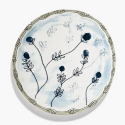 Talerz Obiadowy Midnight Flowers 28 Cm Mirtillo Tea Serax