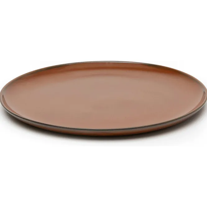 Talerz Obiadowy Terres De Reves 26 Cm Rdzawy Serax