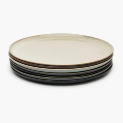 Talerz Obiadowy Terres De Reves 26 Cm Beżowy Serax