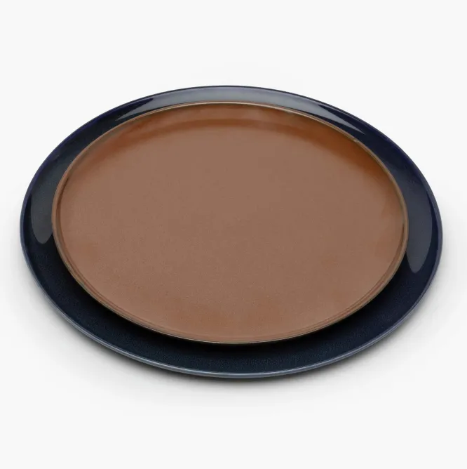 Talerz Obiadowy Terres De Reves 26 Cm Ciemnoniebieski Serax