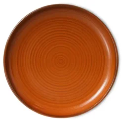 Talerz Płaski Chef Ceramics 26 Cm Pomarańczowy Hkliving