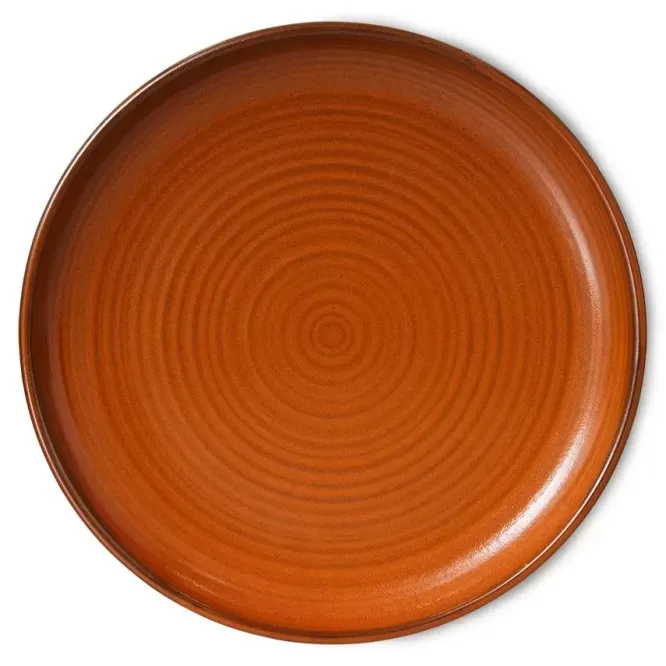 Talerz Płaski Chef Ceramics 26 Cm Pomarańczowy Hkliving