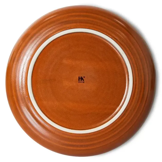 Talerz Płaski Chef Ceramics 26 Cm Pomarańczowy Hkliving