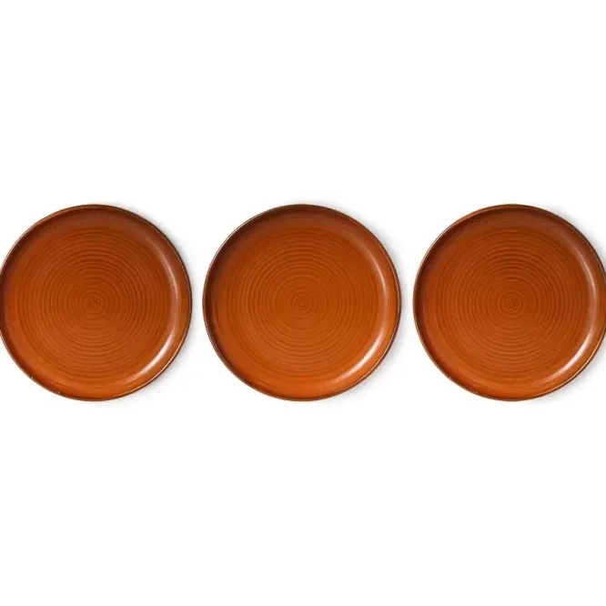 Talerz Płaski Chef Ceramics 26 Cm Pomarańczowy Hkliving