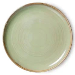 Talerz Płaski Chef Ceramics 26 Cm Zielony Hkliving
