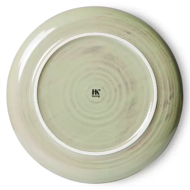 Talerz Płaski Chef Ceramics 26 Cm Zielony Hkliving