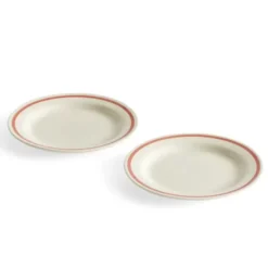 Talerz Sobremesa 18,5 Cm Czerwony 2 Szt. Hay