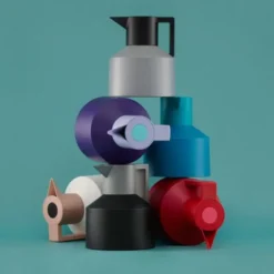 Termos Geo 1,5 L Biało-Srebrny Normann Copenhagen