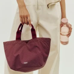 Torba Miejska Grid Everyday Bag Mini Burgundowa Hay