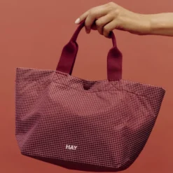Torba Miejska Grid Everyday Bag Mini Burgundowa Hay