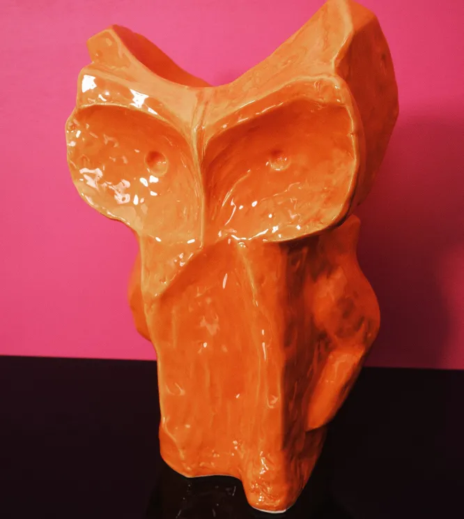 Wazon After Midnight 23 Cm Pomarańczowy Serax