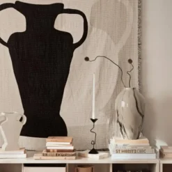 Wazon Ingrid 40 Cm Beżowy Broste Copenhagen