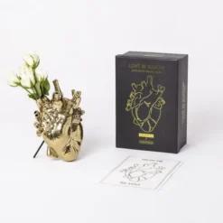 Wazon Love In Bloom Złoty Seletti