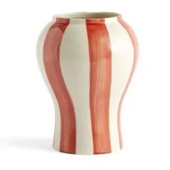 Wazon Sobremesa Stripe Czerwony Hay
