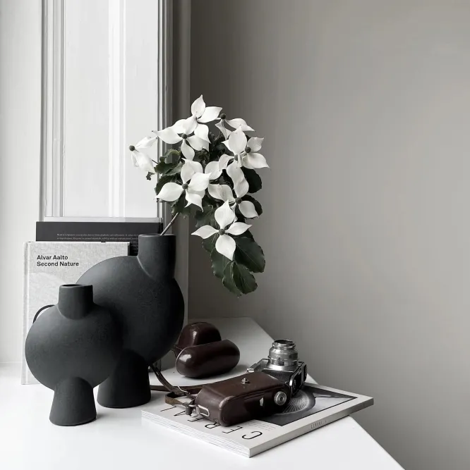 Wazon Sphere Bubl Medio Czarny 101 Copenhagen