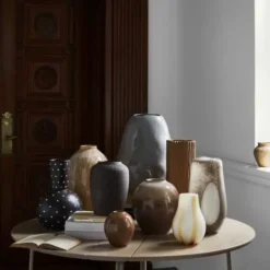 Wazon Wide Smoked Pearl 40 Cm Broste Copenhagen