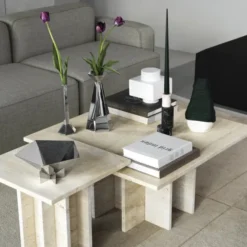 Świecznik Blox Burgundowy Normann Copenhagen