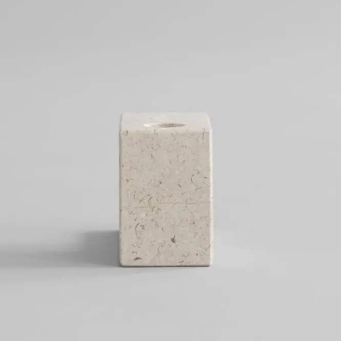 Świecznik Brick Low Limestone 101 Copenhagen