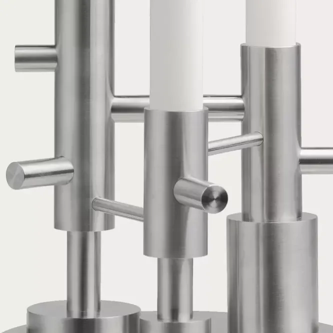 Świecznik Candleholder Large Stal Nierdzewna Fritz Hansen