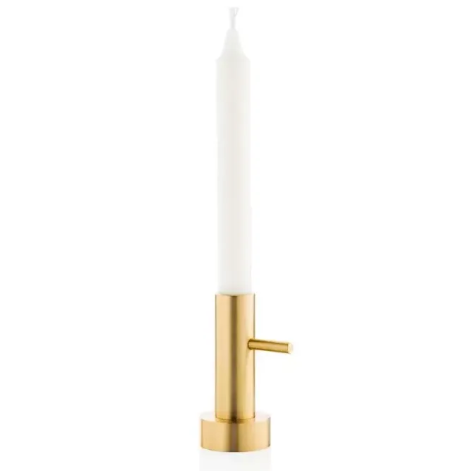 Świecznik Candleholder Single 1 Mosiądz Fritz Hansen