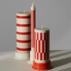 Świecznik Column 11 Cm Złamana Biel Hay