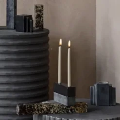 Świecznik Ellen 4 Szt. Czarny Broste Copenhagen