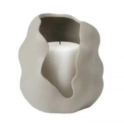 Świecznik Hekla 16 Cm Jasnoszary Broste Copenhagen