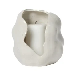 Świecznik Hekla 16 Cm Kremowy Broste Copenhagen