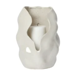Świecznik Hekla 24 Cm Kremowy Broste Copenhagen