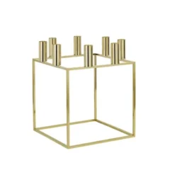 Świecznik Kubus 8 Złoty By Lassen