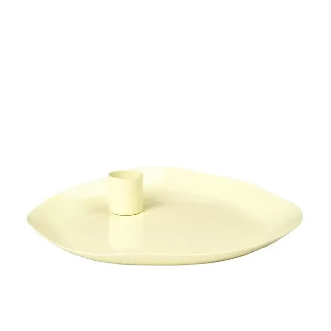 Świecznik Mie Mini 18 Cm Jasnożółty Broste Copenhagen