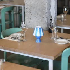 Świecznik Na Tealight Cantine Niebieski &K Amsterdam