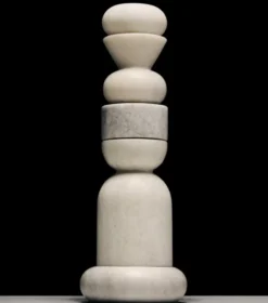 Świecznik Stone Biały Tom Dixon