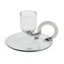 Świecznik Tiny Curved Szary Hay