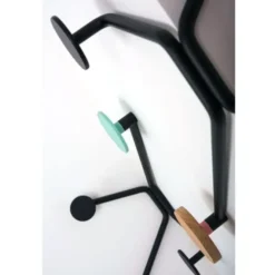 Wieszak Ścienny Hook Czarny Gazzda