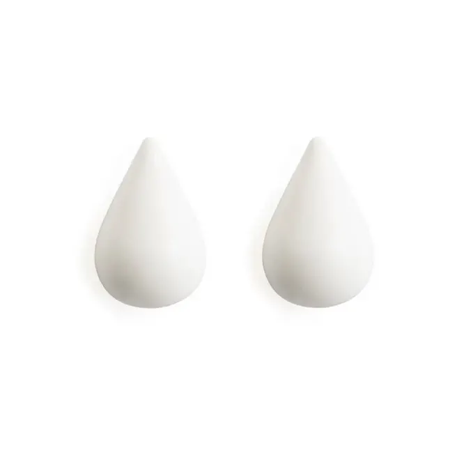 Wieszak Dropit 2 Szt. Mały Biały Normann Copenhagen
