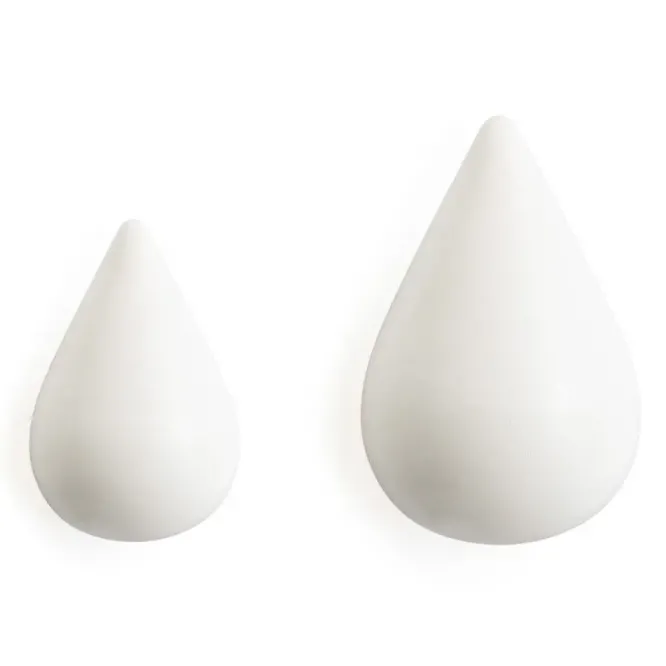 Wieszak Dropit 2 Szt. Mały Biały Normann Copenhagen