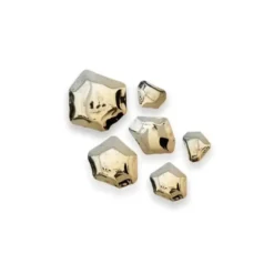 Wieszaki Kamyki Flamed Gold 6 Szt. Zieta