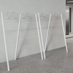 Wieszak Podłogowy Loop Wardrobe Biały Hay