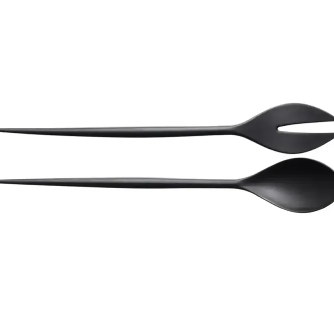 Łyżki Do Sałatek Krenit Czarne Normann Copenhagen
