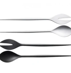 Łyżki Do Sałatek Krenit Czarne Normann Copenhagen