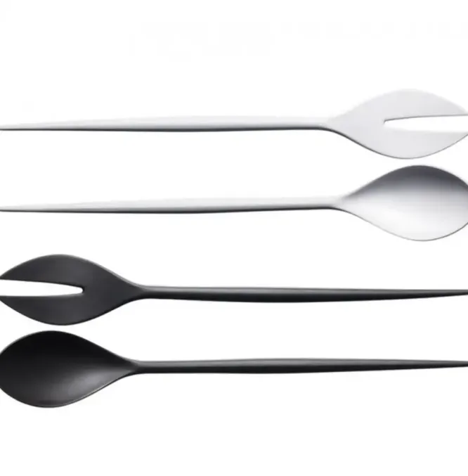 Łyżki Do Sałatek Krenit Czarne Normann Copenhagen