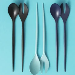 Łyżki Do Sałatek Krenit Czarne Normann Copenhagen