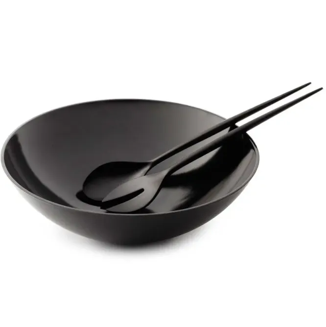 Łyżki Do Sałatek Krenit Czarne Normann Copenhagen