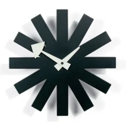 Zegar Ścienny Asterisk Czarny Vitra