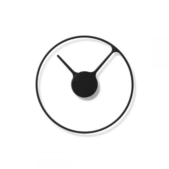 Zegar Ścienny 30 Cm Czarny Stelton