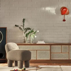 Zegar Ścienny Mellow Czerwony Design House Stockholm