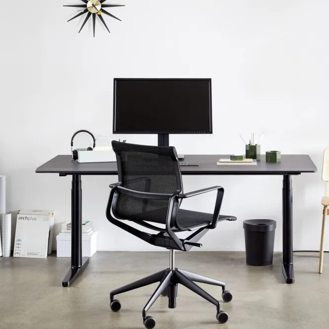 Zegar Ścienny Sunburst Orzech Vitra