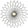 Zegar Ścienny Sunflower Black Ash-Brass Vitra